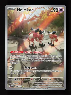 Mr. Mime 179/165 Illustration Rare 151 Pokemon Near Mint - Image 1