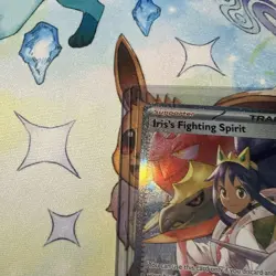 Iris's Fighting Spirit 292 / 217 SIR Pokemon Ascended Heroes NM FRESH PULL - Image 2