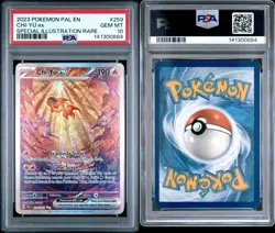 2023 POKEMON PAL EN-PALDEA EVOLVED SPECIAL ILLUSTRATION RARE CHI-YU EX PSA 10 - Image 4