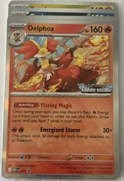 Pokemon CHAOS RISING STAFF PROMOS Set Of 4 - Image 1