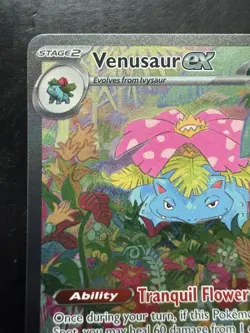 Pokemon Venusaur ex 198/165 Special Illustration Rare 151 Holo (NM) - Image 2