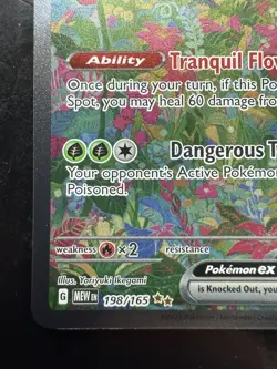 Pokemon Venusaur ex 198/165 Special Illustration Rare 151 Holo (NM) - Image 4