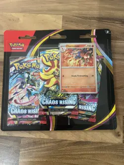 Pokemon TCG ME04: Chaos Rising 3-Pack Blister - Sealed - IN HAND READY TO SHIP - Image 1