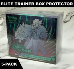 [5-pack] Pokemon Elite Trainer ETB Display Protector Case - Image 1