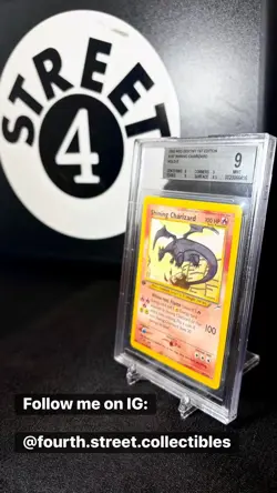 MAKE OFFERS 2002 Shining Charizard 1st Edition Pokemon Neo Destiny 107 BGS 9 - Image 2