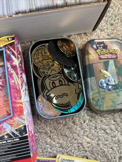 Pokemon Bulk Lot w/ Battle Deck, Coins, Binders - Image 5