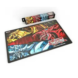 2020 Konami Yu-Gi-Oh TCG Slifer Obelisk Ra Egyptian God Game Playmat Mat - Image 1