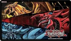 2020 Konami Yu-Gi-Oh TCG Slifer Obelisk Ra Egyptian God Game Playmat Mat - Image 2