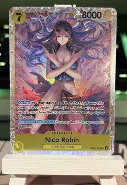 One Piece TCG English EB03-055 Nico Robin SR Foil - Image 1