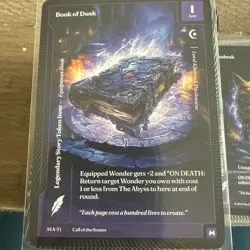Wonders of the First Book Of Dusk Mythic Call of the Stones - Image 1