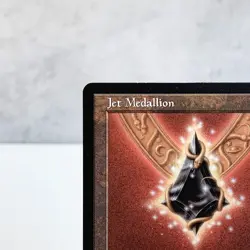 MTG Jet Medallion Tempest Rare Artifact Old Frame Black Spell Cost Reduction - Image 2