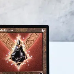 MTG Jet Medallion Tempest Rare Artifact Old Frame Black Spell Cost Reduction - Image 3