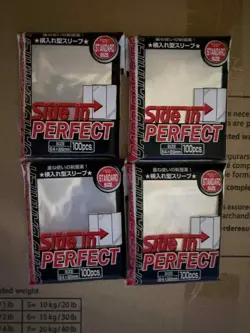400 KMC SIDE IN PERFECT FIT Standard Size Card Barrier Clear Double Sleeves MTG - Image 1