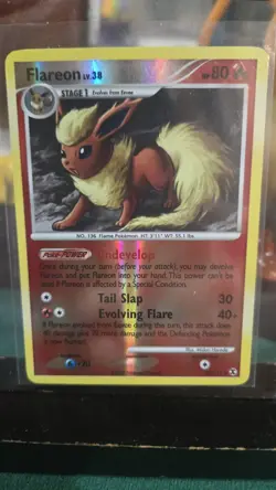 FLAREON Lv.38 ( 19/111 ) Rising Rivals Reverse Holo Rare 2009 Pokemon/ Nintendo - Image 3