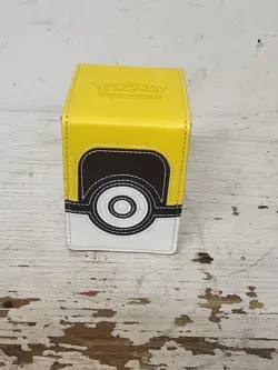 Pokemon TCG Ultra Pro Alcove Flip Deck Box Ultra Ball Design Trading Card Case - Image 1