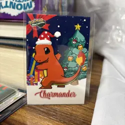 Charmander Cracked Ice Holo Pokemon 2024 Card Database Merry Christmas - Image 1