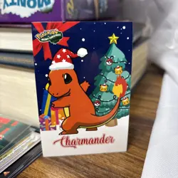 Charmander Cracked Ice Holo Pokemon 2024 Card Database Merry Christmas - Image 2