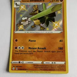 Galarian Sirfetch'd SV064/SV122 Shining Fates Shiny Holo Rare Pokemon Card NM - Image 2