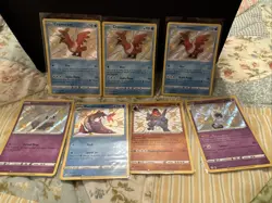 Pokemon Fates (Baby Shinies) Lot of 7 Cards Cramorant, Corsica, Coalassal, Etc - Image 1