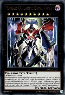 Number XX: Utopic Dark Infinity - Ultra Rare DANE-EN093 - NM - YuGiOh - Image 1