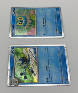 Pokemon Trading Card Obsidian Flame Cosmos Froakie & Frogadier 056/197 057/197 - Image 4