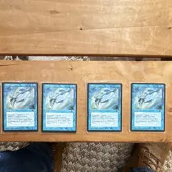 Magic: The Gathering Mystic Remora x4 Blue Enchantment Cards Regular Finish - Image 3