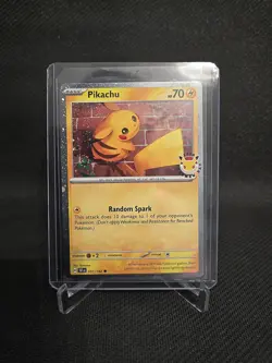 2026 Pokemon Day Box Pikachu Cosmos Holo Promo Card - Image 1