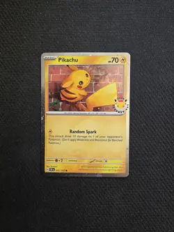 2026 Pokemon Day Box Pikachu Cosmos Holo Promo Card - Image 2