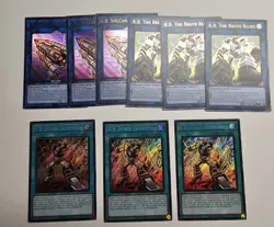 Yugioh mini R.B. DECK CORE 9x cards total lightly played 1st ed - Image 3