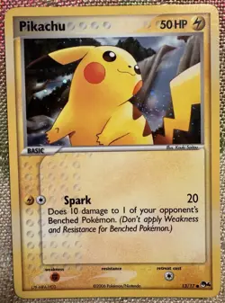 Pokemon Pikachu TCG Holo Card 2006 13/17 Series - Image 1