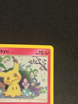 Mimikyu SM163 Holo Black Star Promo Sun & Moon Pokemon Card SWIRL - Image 3
