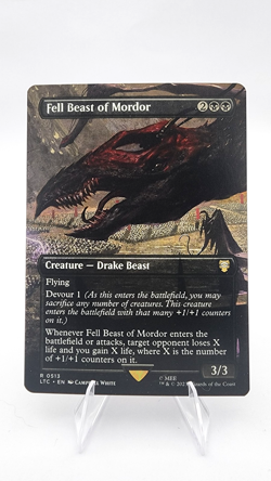 Fell Beast of Mordor (Borderless) Commander: the Lord of the Rings: Tales of... - Image 1