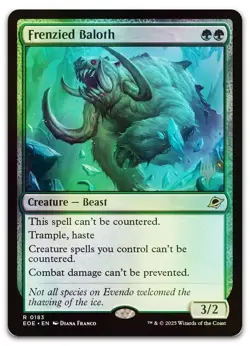 Frenzied Baloth #183 (Foil) (NM) Edge of Eternities PPEOE Magic MTG - Image 1