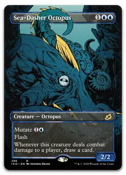 Sea-Dasher Octopus (Showcase) #286 (LP) Ikoria IKO Magic MTG - Image 1