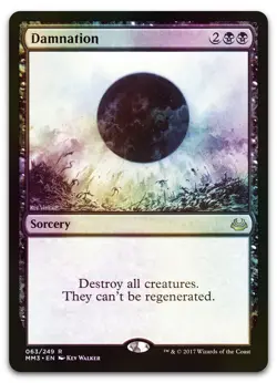 Damnation #63 (Foil) (LP) Modern Masters 2017 MM3 Magic MTG - Image 1