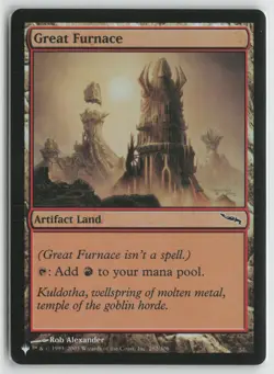 Great Furnace (MRD) LP Foil 282/306 The List Reprints Magic: The Gathering - Image 1