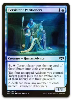 Persistent Petitioners #44 (Foil) (NM) Ravnica Allegiance RNA Magic MTG - Image 1