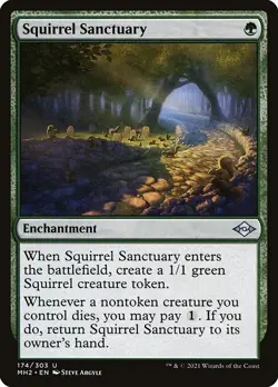 Squirrel Sanctuary Foil Modern Horizons 2 174 NM MTG - Image 1