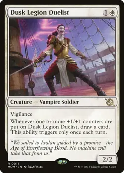 Dusk Legion Duelist NM March of the Machine MTG Magic the Gathering White Eng - Image 1