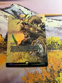 Hunter's Insight (Borderless) Foil M Marvel Universe Eternal-Legal 35 NM - Image 1