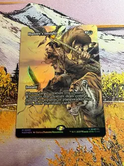 Hunter's Insight (Borderless) Foil M Marvel Universe Eternal-Legal 35 NM - Image 3