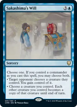 Sakashima's Will NM, English MTG Commander Legends - Image 1