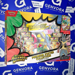 Pokemon TCG Mega Evolution Ascended Heroes Mega Lucario Premium Poster - Image 1