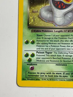Pokemon TCG 2000 Team Rocket Holo Rare Dark Arbok (2/82) NM - Image 2