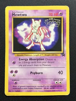 Pokemon Mewtwo TCG Black Star Promos 3 Regular Promo - Image 1