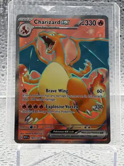 2023 Pokemon TCG Charizard EX 183/165 Sv: Scarlet & Violet 151 Ultra Rare Holo - Image 1