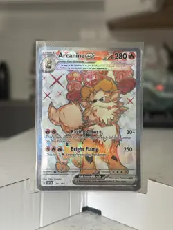 Pokemon Arcanine ex 224/198 SV01 Scarlet & Violet Ultra Rare Holo Full Art Card - Image 1