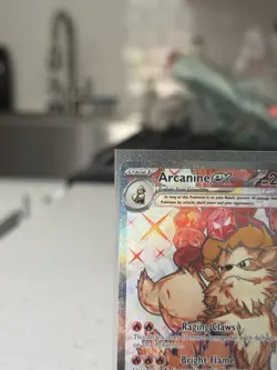 Pokemon Arcanine ex 224/198 SV01 Scarlet & Violet Ultra Rare Holo Full Art Card - Image 2