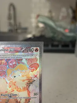 Pokemon Arcanine ex 224/198 SV01 Scarlet & Violet Ultra Rare Holo Full Art Card - Image 3
