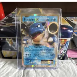 Pokemon Blastoise EX 21/108 Evolutions Ultra Rare Holo 180 HP - Image 1